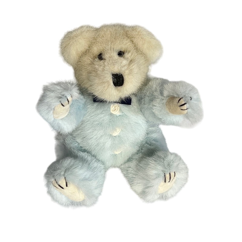 Boyds Bears Plush Blue & Cream GWINTON The Archived Collection Retired Poseable